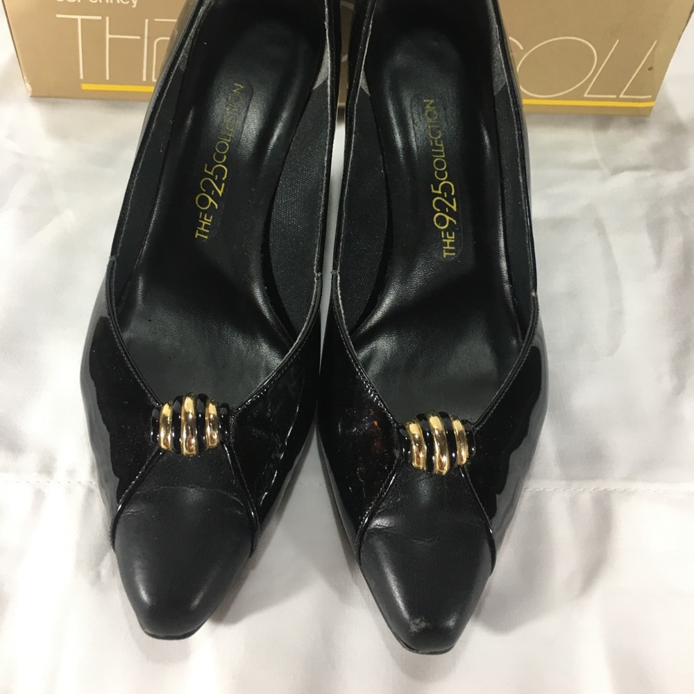 Vintage Black 925 JCPenney Collection Heel - Picture 3 of 6